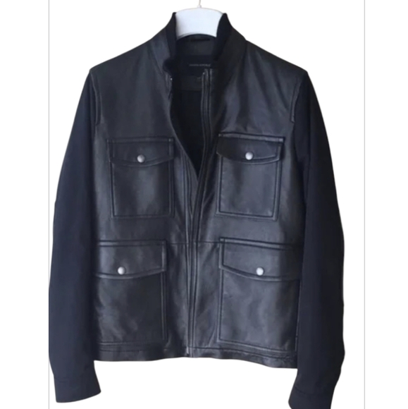 Banana Republic Black Military Field Jacket - Picture 1 of 5